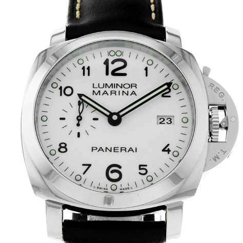 panerai 00499|Panerai Luminor Marina 1950 White Dial 44 Mm Pam 00499 PAM .